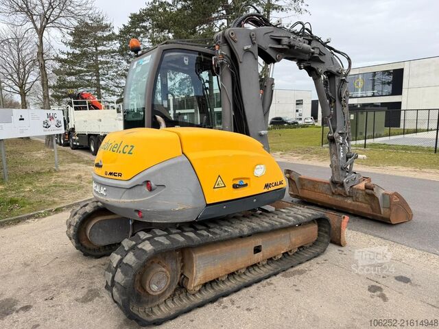 Carregadora de lagartas Mecalac 8 M CR -7.6T - 6447 H - FULL HYDR + MANY EXTRA ...