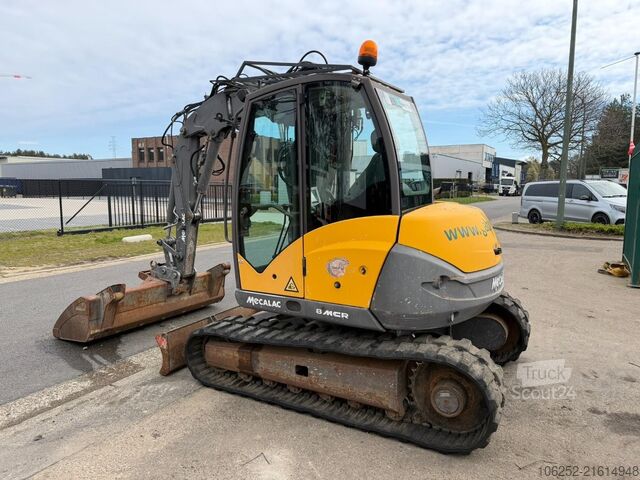 Carregadora de lagartas Mecalac 8 M CR -7.6T - 6447 H - FULL HYDR + MANY EXTRA ...