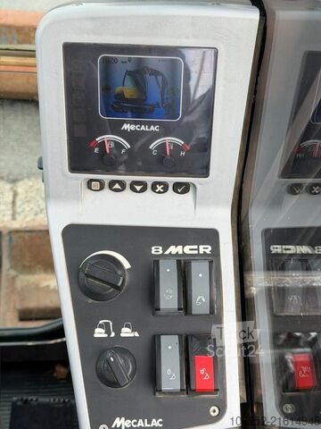 Carregadora de lagartas Mecalac 8 M CR -7.6T - 6447 H - FULL HYDR + MANY EXTRA ...