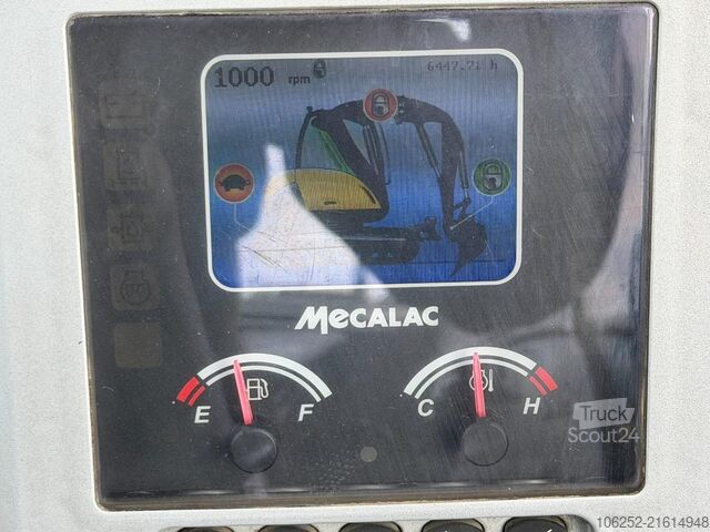 Carregadora de lagartas Mecalac 8 M CR -7.6T - 6447 H - FULL HYDR + MANY EXTRA ...