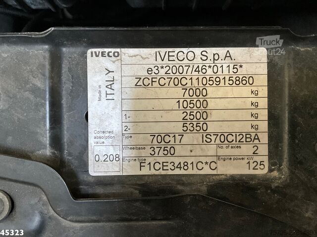 Schneeräumer Iveco Daily 70C17 Nido zoutstrooier