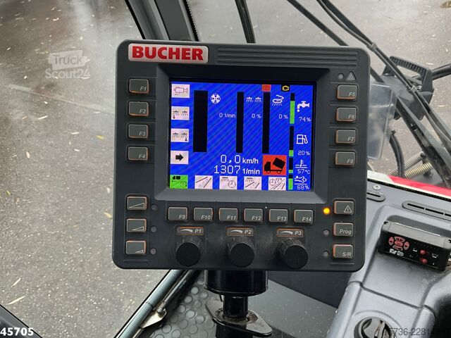 útseprő gép Bucher Citycat 2020 with 3-rd brush