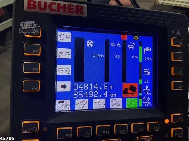 útseprő gép Bucher Citycat 2020 with 3-rd brush
