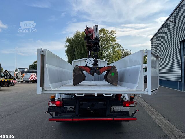 Darus billenőplatós teherautó Scania P 340 Euro 6 CNG HMF 25 Tonmeter laadkraan