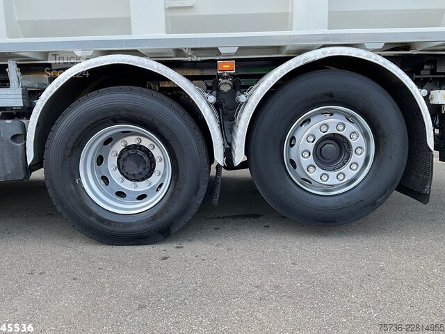 Darus billenőplatós teherautó Scania P 340 Euro 6 CNG HMF 25 Tonmeter laadkraan