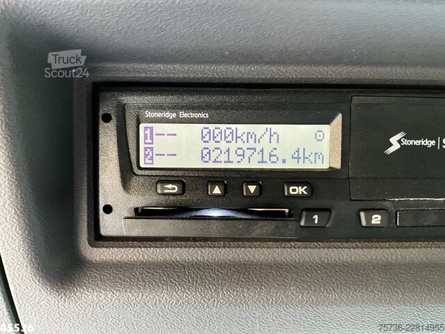 Darus billenőplatós teherautó Scania P 340 Euro 6 CNG HMF 25 Tonmeter laadkraan