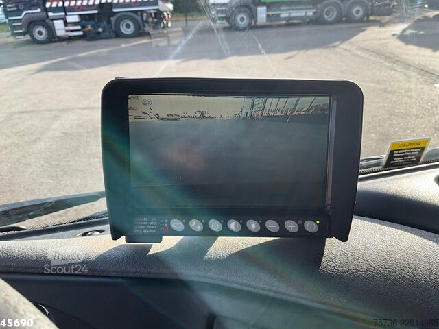 Darus billenőplatós teherautó DAF FA 55 LF 220 HMF 10 Tonmeter laadkraan Just 119...