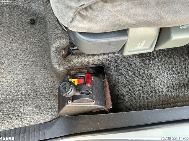 Darus billenőplatós teherautó DAF FA 55 LF 220 HMF 10 Tonmeter laadkraan Just 119...