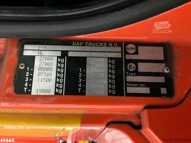 Hulladékgyűjtő jármű DAF FAG CF 290 Euro 6 Geesink 20m³
