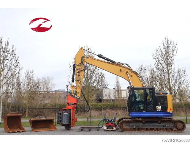 Machine de battage Caterpillar 325 F LCR | MOVAX SG-50V | ROTOTILT | SHEET PIL...