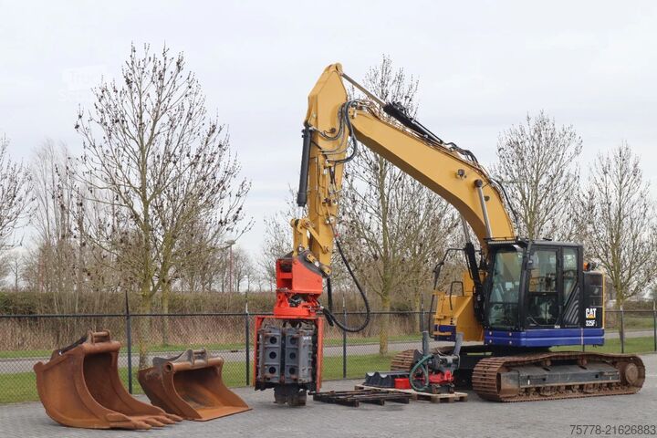 Machine de battage Caterpillar 325 F LCR | MOVAX SG-50V | ROTOTILT | SHEET PIL...