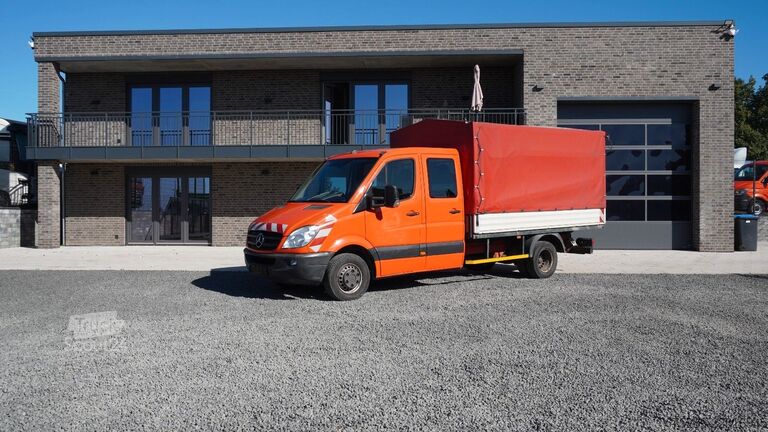 Фургон с брезентова завеса MERCEDES-BENZ Sprinter 519 CDI L3 Doka Standheizung