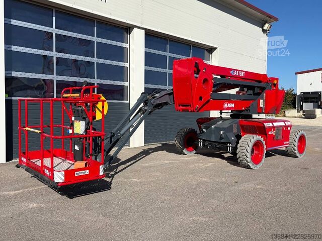 Platformă de lucru telescopică articulată Magni EAB 18 RT 18m Elektro 4x4 Gelenk-Arbeitsbühne