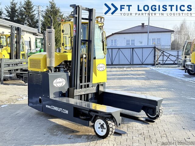 Carretilla retráctil de 4 vías Combilift C3000 GAS DUPLEX PLATFORM 1500 FREE LIFT