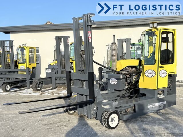 Carretilla retráctil de 4 vías Combilift C3000 GAS DUPLEX PLATFORM 1500 FREE LIFT