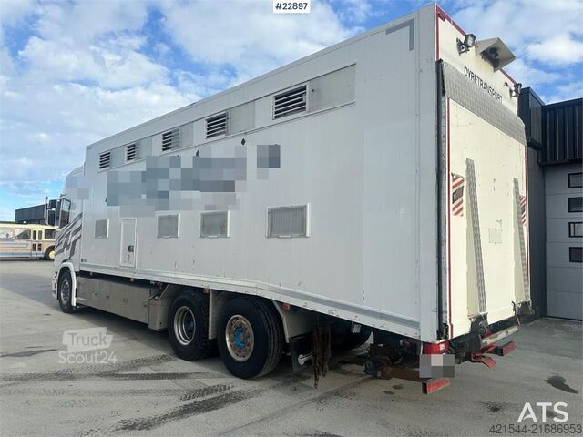 Galvijų vežimas Scania R500 6x2 livestock truck – 12 cattle or 120 sheep/