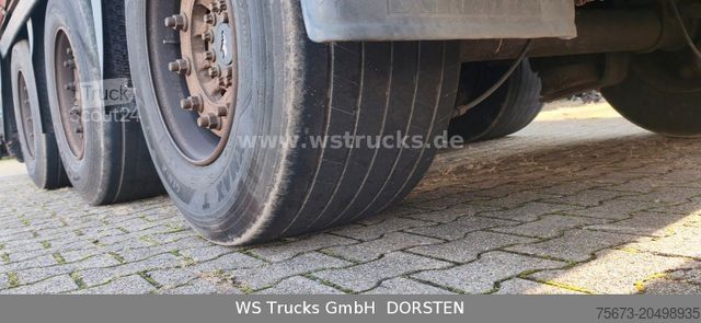 Auflieger mit Pritsche & Plane SCHMITZ CARGOBULL Mega SDP27 Hubdach Edscher  XL Code