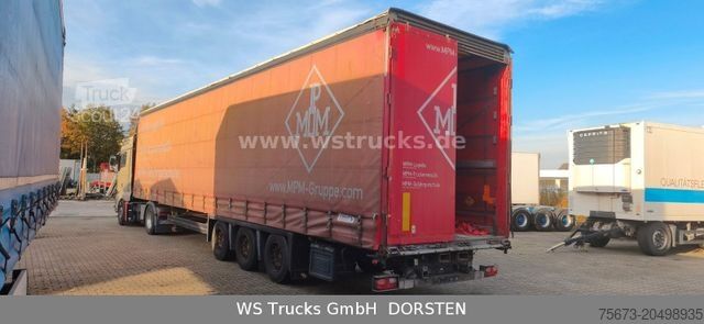 Nyitott ponyvás félpótkocsi SCHMITZ CARGOBULL Mega SDP27 Hubdach Edscher  XL Code