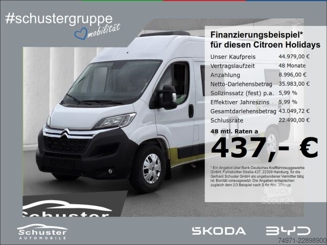 Asuntoauto Citroën Holidays Wohnmobil*Küche Duschbad Solar Markise