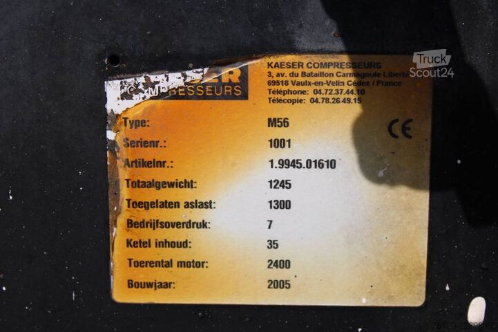 šaldymo agento kompresorius Kaiser M56