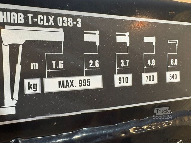 Autocarro a pianale con gru Mercedes-Benz Sprinter 314 CDI RWD L3 Open Laadbak / Hiab T-C...