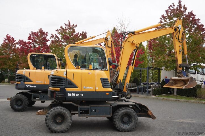 Mini excavator Hyundai Robex 55W-9 Wheeled Excavator 5.5t / 2pc