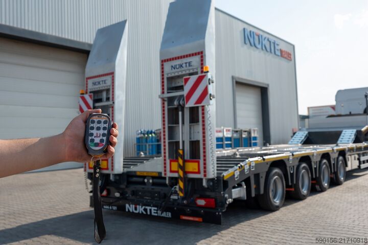 Semirremolque de plataforma baja para el transporte de maquinaria de construcción Nükte - CETRATEK 4 Lowbed Semi-Trailer