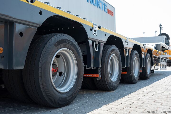 Semirremolque de plataforma baja para el transporte de maquinaria de construcción Nükte - CETRATEK 4 Lowbed Semi-Trailer