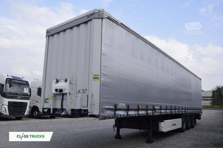 ανοιχτό ημιρυμουλκούμενο με μουσαμά KRONE SDP Profi Liner Standard Lifting Axle