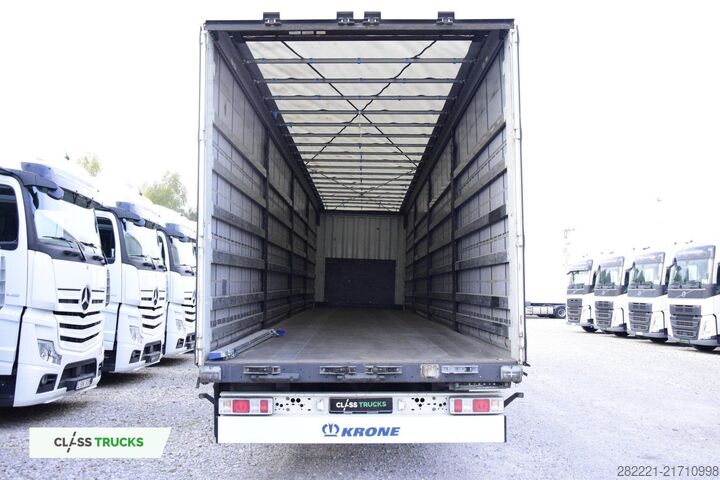 ανοιχτό ημιρυμουλκούμενο με μουσαμά KRONE SDP Profi Liner Standard Lifting Axle