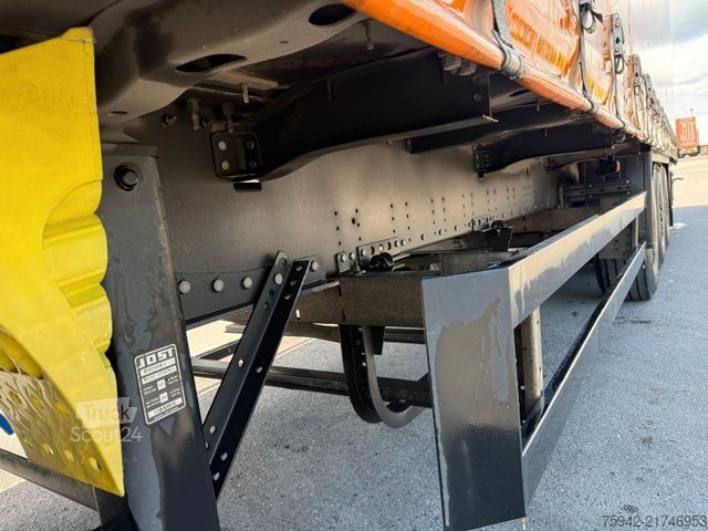 Atvira puspriekabė su tentu SCHMITZ CARGOBULL SCB S3T STANDARD EDSCHA  VERZINKT