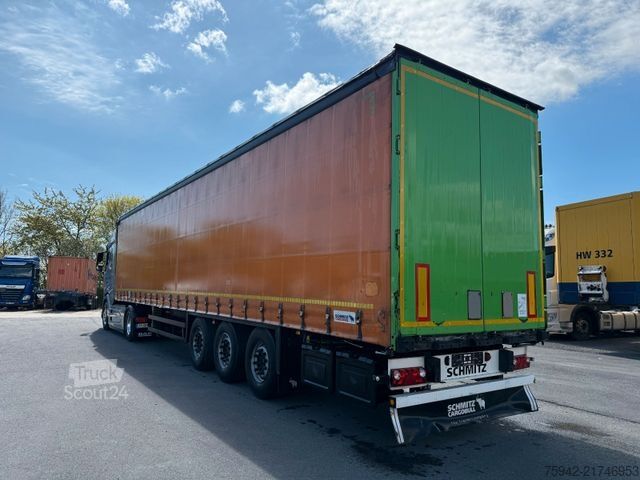 Atvira puspriekabė su tentu SCHMITZ CARGOBULL SCB S3T STANDARD EDSCHA  VERZINKT