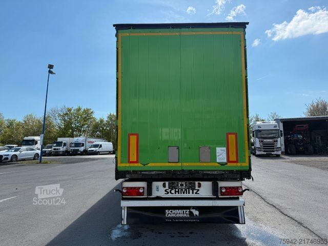 Atvira puspriekabė su tentu SCHMITZ CARGOBULL SCB S3T STANDARD EDSCHA  VERZINKT