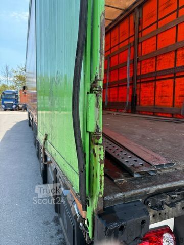 Atvira puspriekabė su tentu SCHMITZ CARGOBULL SCB S3T STANDARD EDSCHA  VERZINKT