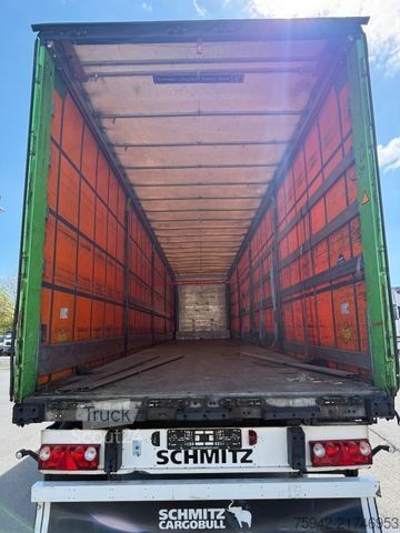 Atvira puspriekabė su tentu SCHMITZ CARGOBULL SCB S3T STANDARD EDSCHA  VERZINKT