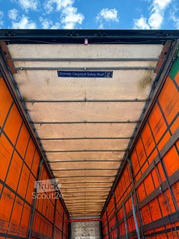 Atvira puspriekabė su tentu SCHMITZ CARGOBULL SCB S3T STANDARD EDSCHA  VERZINKT
