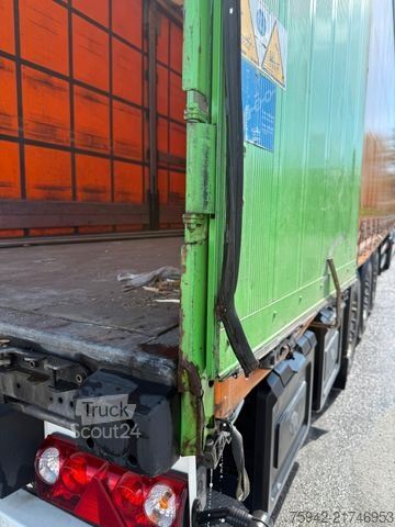 Atvira puspriekabė su tentu SCHMITZ CARGOBULL SCB S3T STANDARD EDSCHA  VERZINKT