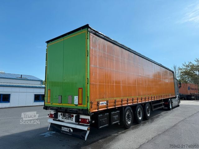 Atvira puspriekabė su tentu SCHMITZ CARGOBULL SCB S3T STANDARD EDSCHA  VERZINKT