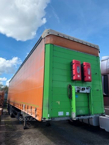 Atvira puspriekabė su tentu SCHMITZ CARGOBULL SCB S3T STANDARD EDSCHA  VERZINKT
