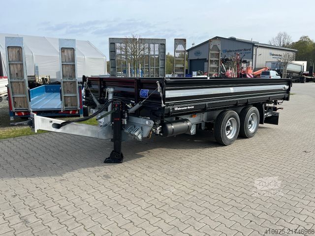 Remorcă basculantă trilaterală FLIEGL TSK 118 Tandem Dreiseitenkipper 5,0m Kipp Anhäng