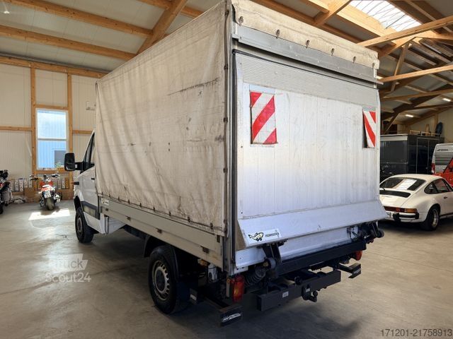 Gardinsidad skåpbil MERCEDES-BENZ Sprinter 315 CDI 4x4 Allrad Ladebordwand AHK
