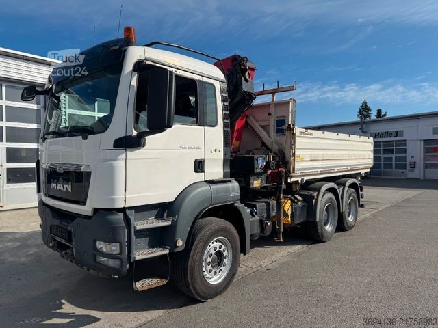 Camión volquete trilateral MAN TGS 26.480 BB 6x4 HMF 2620K4 Meiller3.S.Kipper