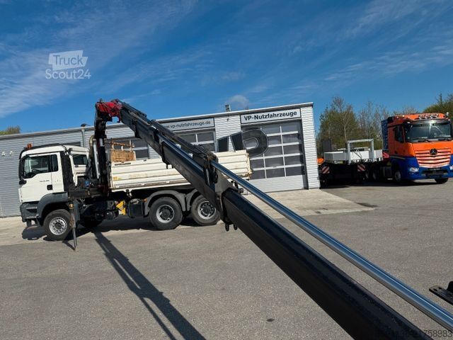 Camión volquete trilateral MAN TGS 26.480 BB 6x4 HMF 2620K4 Meiller3.S.Kipper