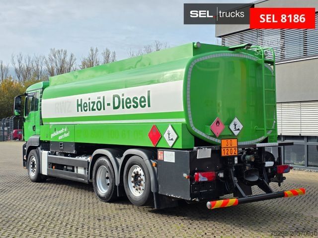 LKW mit Tankaufbau MAN TGS 26.440 6X2-2 LL / ADR AT / 3 Kamm. / Lenkac.