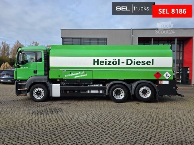 Camion-citerne MAN TGS 26.440 6X2-2 LL / ADR AT / 3 Kamm. / Lenkac.