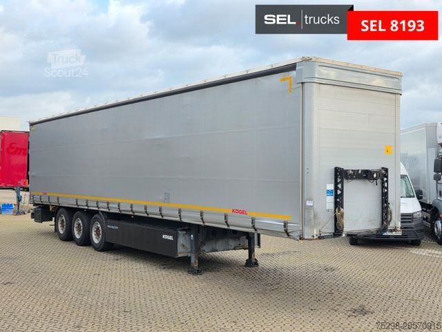 Semi-remorque bâchée KÖGEL S24-1 / Palettenkasten / EDSCHA / Liftachse