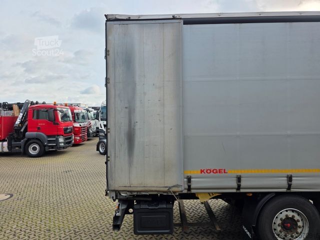 Semirimorchio con telone KÖGEL S24-1 / Palettenkasten / EDSCHA / Liftachse