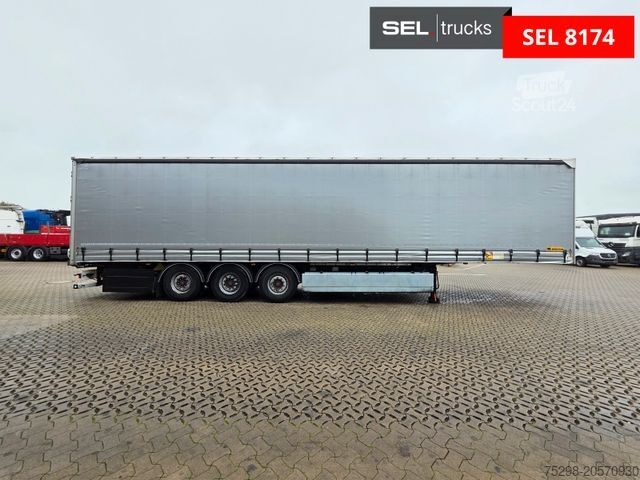 Semiremorcă deschisă cu prelată WIELTON NS-3 / Palettenkasten / Liftachse