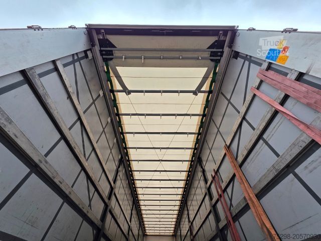 Semi-reboque aberto com lona WIELTON NS-3 / Palettenkasten / Liftachse