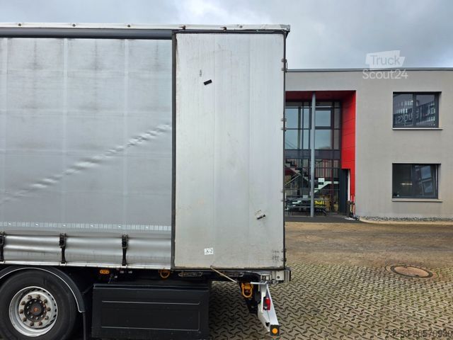 Åben sættevogn med presenning WIELTON NS-3 / Palettenkasten / Liftachse